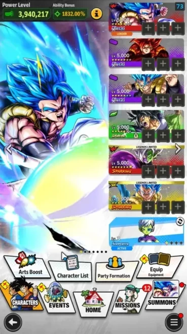 162M Total Power|LV 149|1LR+4UL+13LL|Broly:Fury,SSB Gogeta(Red),SS Goku(Red),SSB Gogeta(Purple),SS4 Gogeta|Android|(DBL1055)