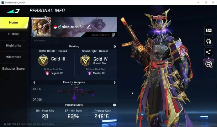 ASIA|Eternal Zero-Odashadow|6 ULTRA [Zero,Emma,Ran,URB,SCAR,AR97]|Collab AOT FAL|NetEase|Check SS|(BLS4784)