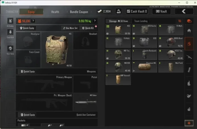 Mobile | LV 30 | SV 5.7 M | GM AK-12, Koi M110, Edge MPX, Ceremonial M249| Royal Guard Outfit | More Check SS AB521B