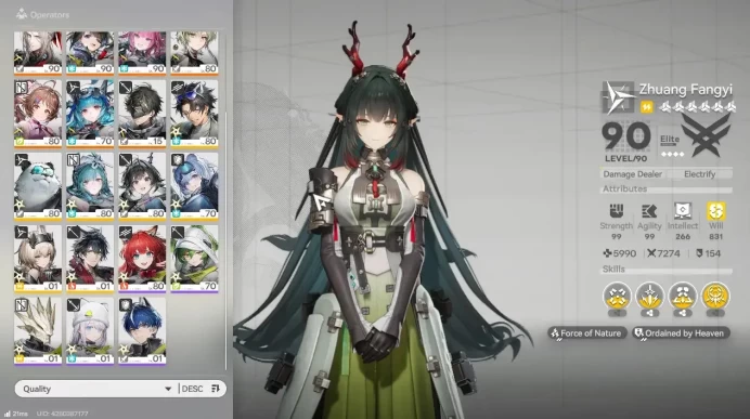 ASIA | LV60 | 4 limit + 4 STD | (Zhuang Fanyi P1,Gilberta P1,Tangtang)+Sign,Yvonne,Pogra etc |69k orondulum 5k arsenal| AKE479B