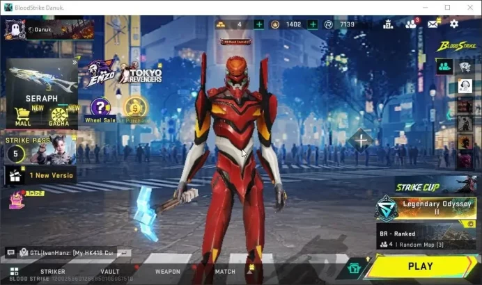 ASIA|ULTRA Melee One-Handed Axe|Collab EVA-KATYA|11 ULTRA[JET,ETHAN,UMP45,Etc]|Collab AOT-FAL|Anniv FAL-Draco|NetEase(BLS4618)