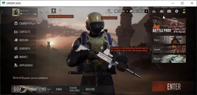 MOBILE|Lv 30|SV 115,5M|CV 70M| 1 Secret Document | Battle Machete |Fierce AKM,KP MDR,Koi AK-102|CN OFF|Infinite|CheckSS(AB3320)