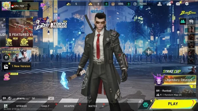 ASIA|ETERNAL DEagle-Scorpius|Collab TR[Takemichi]+7DS[KaR98,QBZ95]|ULTRA MELEE OneHanded-Axe+[ZERO,AUG,AR97.etc]|NetEase|BLS4813