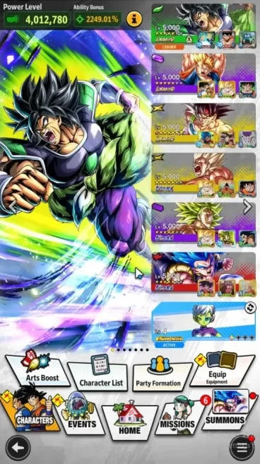39M Total Power|LV 149|6K Chrono|4 UL+3 LR+10 LL|SSG Gogeta,LSS Broly,2 SS Goku,Broly Fury,Super Vegito,Bardock|Android|DBL1065