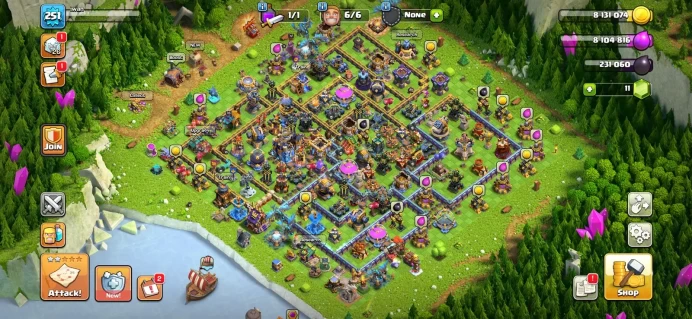 Town hall 18 Xp 251, 13 equipment epic, C6373