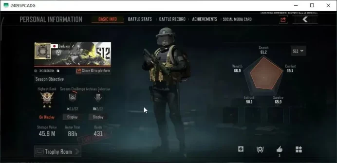 MOBILE|Lv30|SV 45.9M|CV 24.7M|RS AKM,ET AK-74N,QS AKS-74U,Maelstrom AUG,SS Groza,Witch AR57|5Set|CN ON|Infinite|Check SS(AB3325)