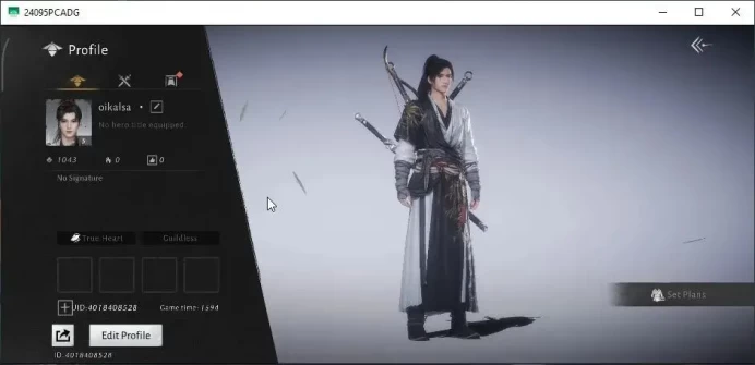 GLOBAL|Lv 5|1 Harmonic Core|GS 3671|Lone March|Anthem of Ages,Golden Oath|Nameles Sword|Male MC|Netease|Check SS(WWM1169)