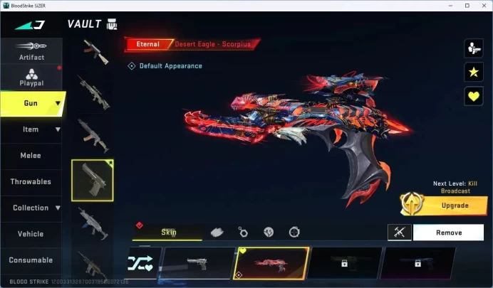ASIA | 1 EVO: FAL-Evolved Draco|1 ETERNAL|1 AOT Guns|1 7DS Guns|1 TR Guns|4 ULTRA GUNS|4 ULTRA Striker|More Check SS BS1217B