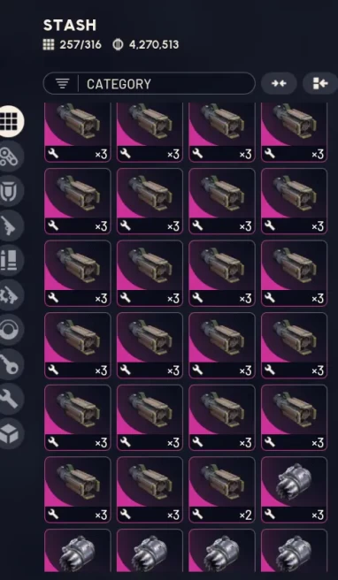 Wiped account +5 skill points ,2,5kk in materials for new NPC, 316 stash, All Benches+Scrappy, 83/83 Blueprints