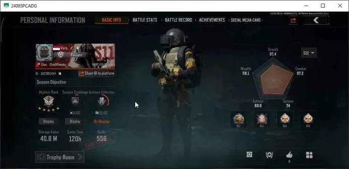 MOBILE|Lv30|SV 40.8M|CV 33M|Symphony AR57,Decree LR-AR1,Koi LR-AR2,Decree VSS,HLC Tactical,Etc|6 Set|CN OFF|Infinite(AB3329)