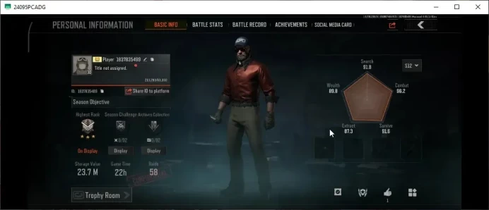 MOBILE|Lv30|SV 23M|CV 23M|Maelstorm AKM,Combustion SJ16,GM AK-12,SS T03,Maelstorm AUG,SS Groza|CN ON|Infinite|Check SS|AB3335