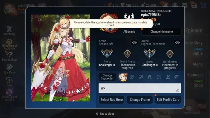 Global VERIF|19ML(RhianaLuc,Barunka,LOTScales,GenRas)+Stsuka,Rinak,Estele,TAColi|AUTO WGB Hunt|20K SStone+998K Stgma|Stov|ES5025