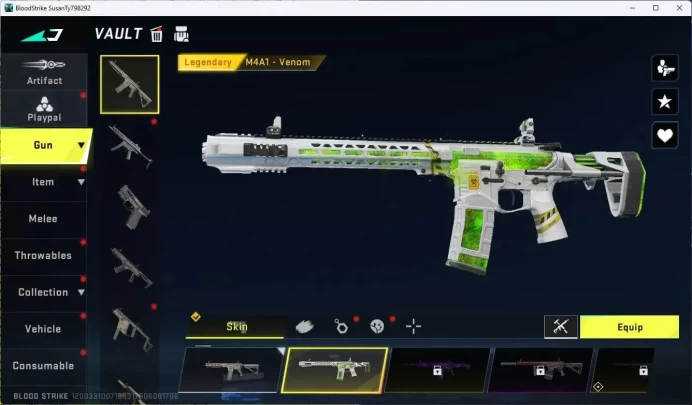 ASIA |1 Collab Gun MCX - EVA-00|5 Legendary Guns|1 Name Changing Card|Collab Ethan - Byakuya Kuchiki|More Check SS BS1231B