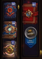 HS24//ACCOUNT WITH 6350 Gold + 4 SKINS /10065 Dust! /82 Packs | 5 Catch up [250 cards] /Region Japan