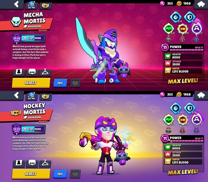 BS939//71K 2 OLD BRAWL PASS 101/102 250 SKINS 23k Gems 50 11-x POWER VIDEO