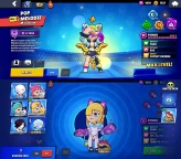 BS940//58.5K Trophies 102/102 Brawlers 240 SKINS 24 11-level C HYPER