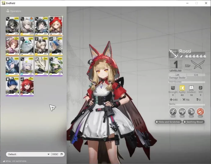 NA/EU Starter Account | Rossi + Signature | Lv.2 | 2 SSR | SSR Selector | Fresh Story | Gryphlink | TakeMail | (END1963)