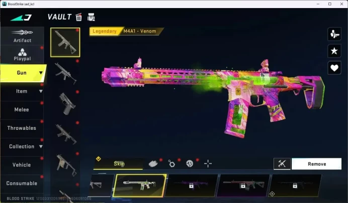 ASIA | ETERNAL: Desert Eagle-Scorpius |4 Collab Gun[7DS&TR]|1 Limited Gun|3 Ultra Gun|7 Legendary Gun|More Check SS BS1260B
