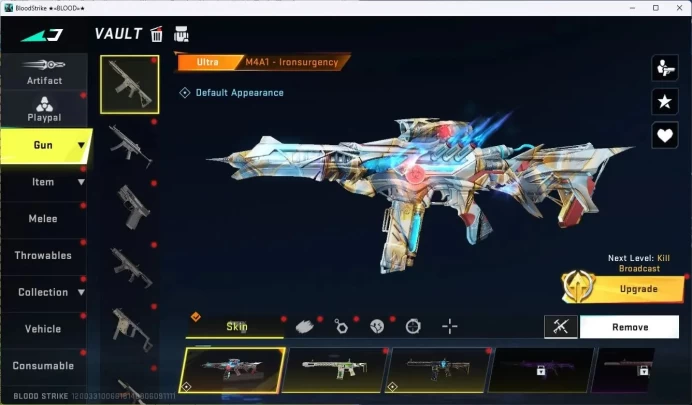 ASIA |1 Eternal|4 Collab Gun (7DS/TR)|3 Limited Gun|7 Ultra Gun|1 Limit Knife&1 Legend Katana|More Check SS BS1263B
