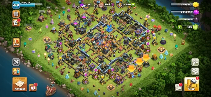 Town hall 18 Xp 230, 12 equipment epic, C6394