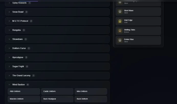 [UPLAY] 198 LVL - 8X BLACK ICES - 5X UNIVERSALS - 3X RENGOKU - 1X PRO LEAGUE OLD - 14 RANKED CHARMS - 64 OPERATORS  - 5K RENOWN - FA