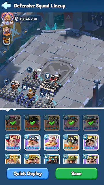 WOS210-State 4044 | VIP 6 | 100M Power(Peak) & 53M(Peak) | T10 Troop |FC 2 | 6M6 Squad |2 March, 4 Avatar Skins | 8 SSR Heroes ( 1 Full Star