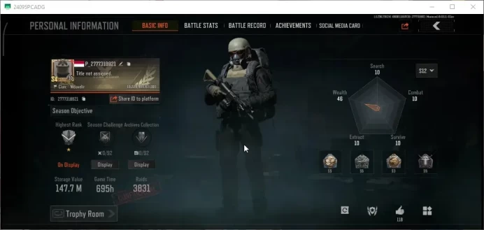 MOBILE|Lv30|SV 147.7M|CV 64.2M|Battle Machete,Sapper Shovel|Max Velocity M4A1,Peace FAL,Peak AEK,etc|CN OFF|Infinite|AB3341