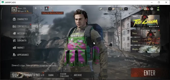MOBILE|Lv30|SV 17.3M|CV 13M|RS AKM,Maelstrom AUG,WP AR-57,SS T03,GM AK-12,Forest MP5,etc|CN ON|Infinite|Check SS|AB3340