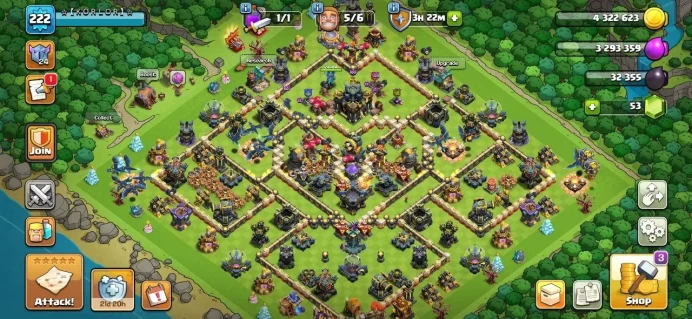 TH 18 Max, 6 Equipment Epic, Defense Max, Hero Max, Wall Max, Builder Hall Full Max
