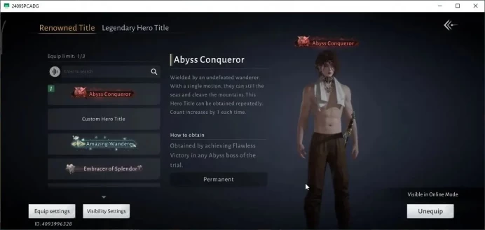 GLOBAL|Lv 95|GS 26K|Abyys Conqueror|Twilight Of Dragons|Peaceful Life|Anthem Of Ages|Blazing Passes|100% Oddty|Netease(WWM1183)