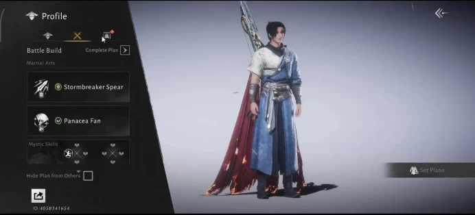 GLOBAL|Lv 5|GS 3676|Martial Destiny|Anthem of Ages|Swaying Lotus|Panacea Fan|MC Male|Log Netease(WWM1187)