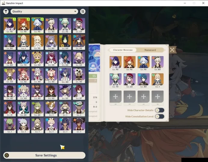 ASIA|AR 55|Rate ON|3 Archons [Furina,Mavuika,Raiden] + 1 (*5Weapon)|Tighnari,Mona,Jean,Etc|Mc Female|Take Mail|GI6808