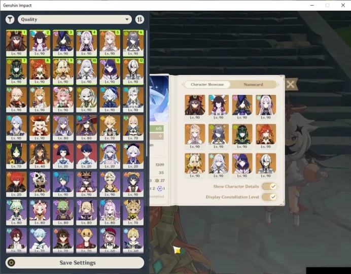 ASIA| AR 60| Abyss Ready| 3 PremTeam[Skirk,Nefer,Mavuika]| 20 Limit+ 14 (*5Weapon)| McMale| 5 Skin| Rate ON| TakeMail| GI6805