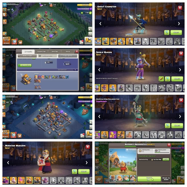 M188【Th 16 Full Max】13 Epic Equip Near Nax▰4 Hero Max▰18 Skin▰BH 10▰3K Gems