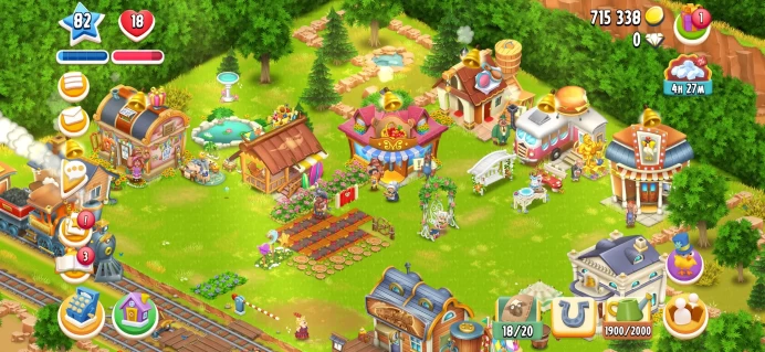 HD9//ACCOUNT WITH Level 82 Barn 1400 Silo 500 Coins 600k