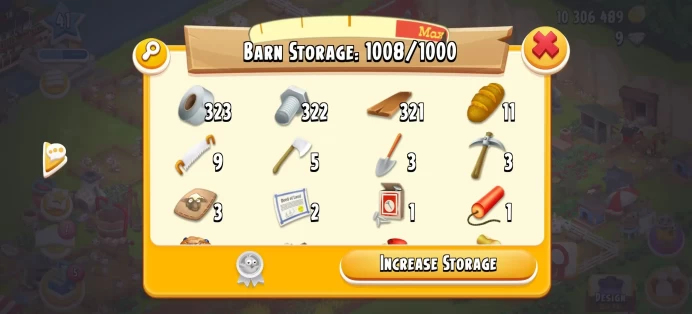 HD10//ACCOUNT WITH Level 82 Barn 1400 Silo 500 Coins 600k Supercell ID