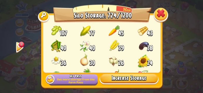 HD11//ACCOUNT WITH Level 69 Upgraded Farm 1200 Barn 1200 Silo Supercell ID