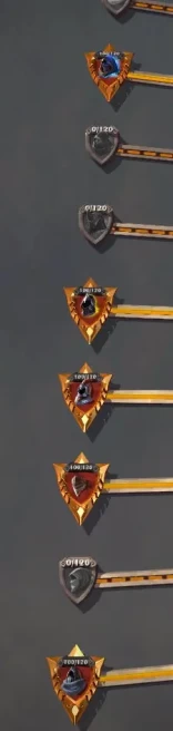 AO8//ACCOUNT WITH BATTLE GLOVES 800 masteries /4.45 million silver + 33.4 million loot + combat credit