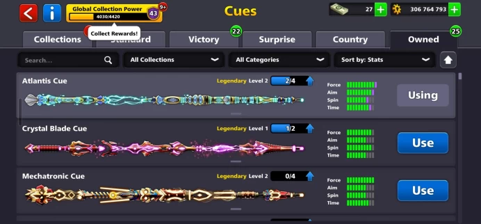 [Android/PC] Gmail account Lv 96 | 13/20 Legendary Cue | COIN 306764793