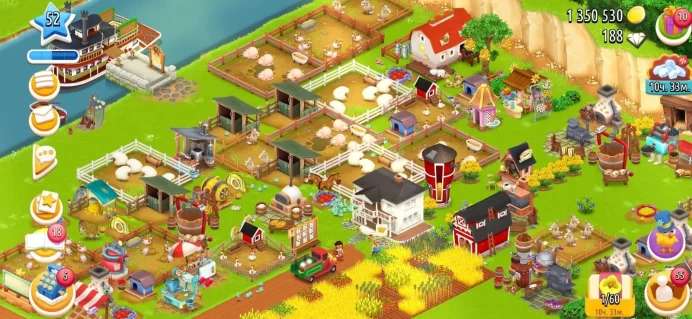 HD16//ACCOUNT WITH Level 52 Farm Account with 1.35M Coins and 3050 Barn Capacity