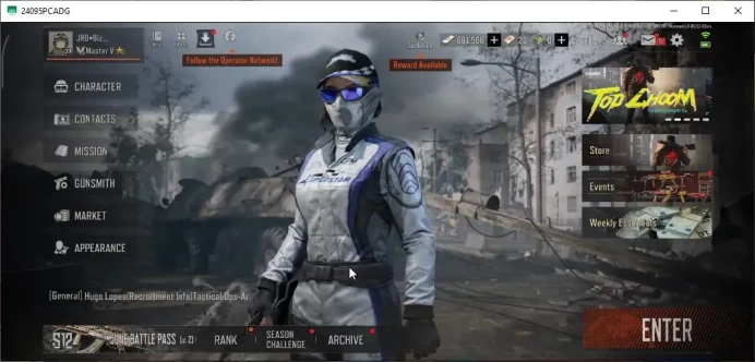 MOBILE|Lv30 Legend|SV 12.6M|CV 10.6M|Battle Machete|QS AKS-74U,Peak AEK,SS T03,GM AK-12,etc|CN Off|Infinite|Check SS|(AB3347)