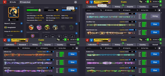 [Android/PC] Gmail account Lv 120 | 13/20 Legendary Cue | COIN 305060719