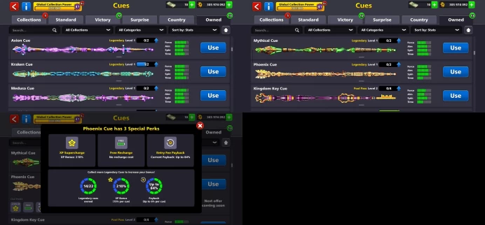 [Android/PC] Gmail account Lv 81 | 14/20 Legendary Cue | COIN 305974092