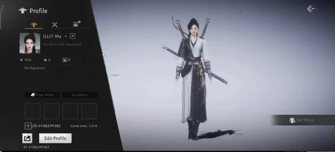 GLOBAL|Lv 5|GS 956|1 Harmonic Core|Master Deceiver,Anthem of Ages,Golden Oath|Infernal Twinblades|Female MC|Log Netease(WWM1191)
