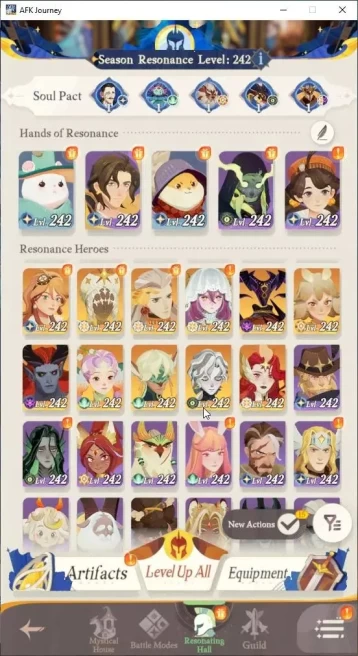 GLOBAL S4668|Ready Gacha|6 Hero Selector|29 S Char[13 Aurora Ascend,Gwyneth]|25 Elite|112K DM|39 SC,120 EIL,836 IL,Etc|AFK793