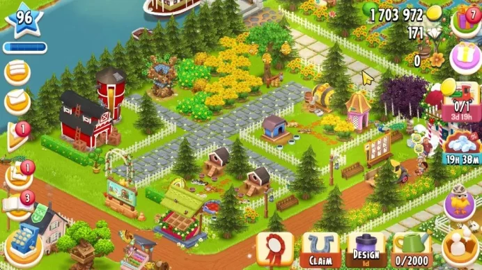 Lvl 96 END|Silo Storage 1900+Barn Storage 3750|Land Open Well Organized|1,7M Coins+171 DM|CFN ON|Supercell ID|Check SS(HYD755)