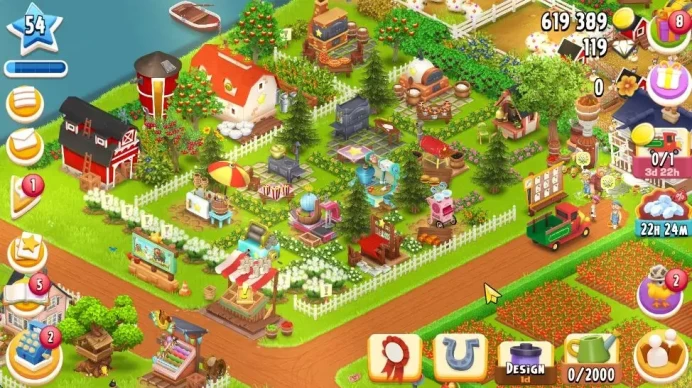 Lvl 54 | Silo Storage 400 + Barn Storage 1600 | 619K Coin + 119 DM | CFN ON | Log Supercell ID | Check SS (HYD757)