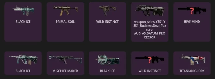 [Code A341] Uplay / Level 156 + 119 Skins / Black Ice 8 / Very Cheap