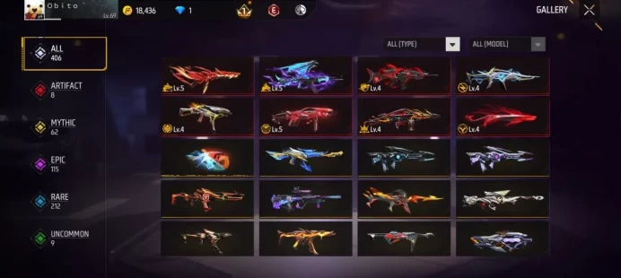 GOD ACCOUNT - Level 69 - +8 ARTIFACT 's - +62 Mythic 's - +115 Epics - +42 Special Emote's - +1000 Fashions - ++Super set skins - [ALL INFO IN S