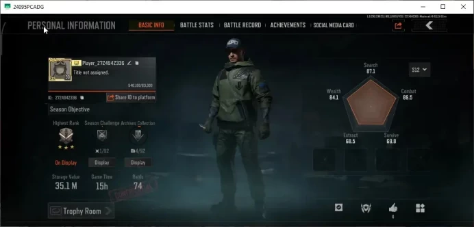 MOBILE|Lv30|SV 59.4M|CV 18.7M|RS AKM,ET AK-74N,QS AKS-74U,WP AR-57,SS SCAR-L,GM AK-12,Forest MP5,etc|CnOn|Infinite|AB3356